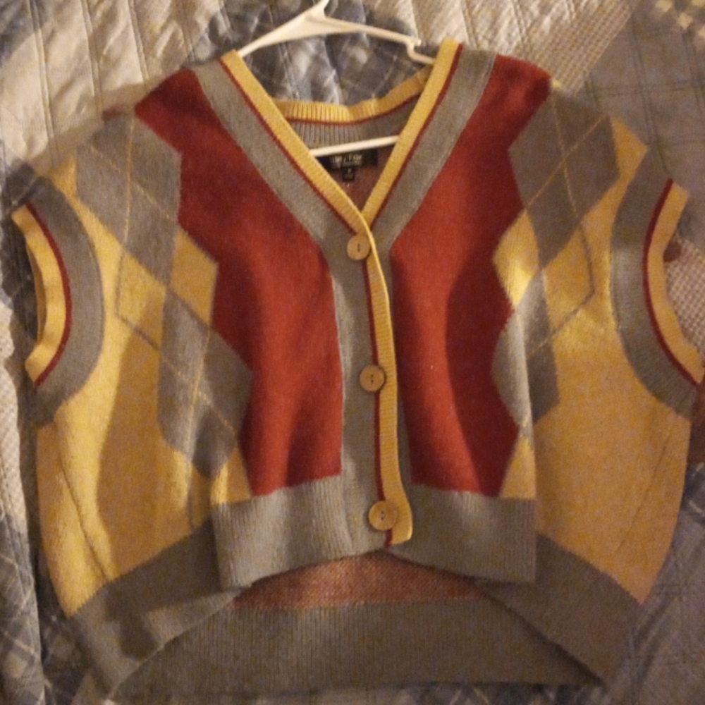 Cardigan type top